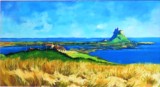 37 - Carole Macintyre - Holy Island Castle - Oil.jpg